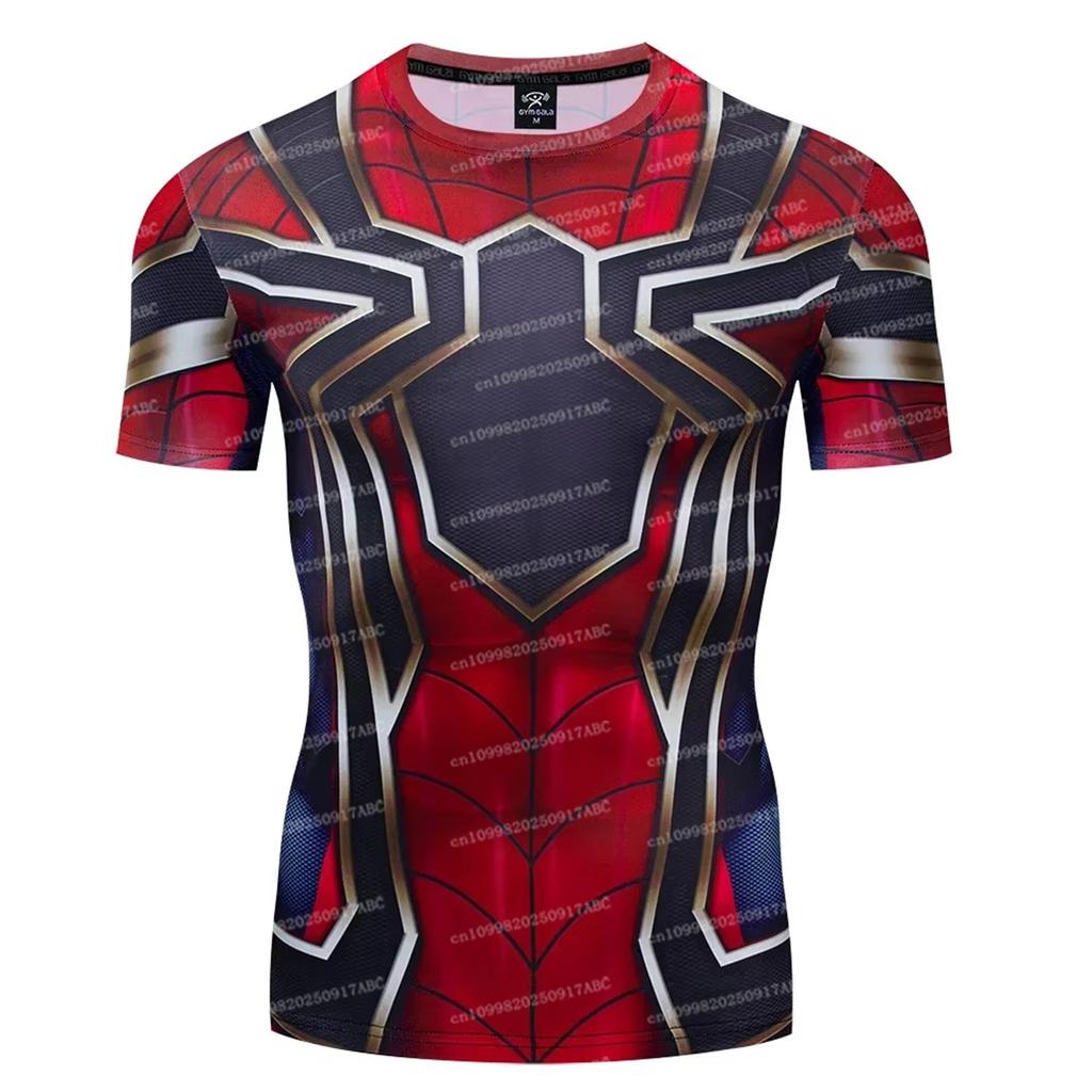 Summer Men Tshirt Top 3D Print Street Fashion Men Tshit Spider Series Tshirt Quick Drying Short Sleeved T-shirt Women T-Shirt