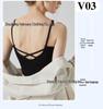 Women's 2025 Summer Crisscross Back Camisole with Chest Pad – Pure Cotton Base Layer