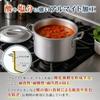 Thunder Group Anodized Aluminum Half Stockpot, IH Compatible, 28cm, 11L, with Measurement Markings and Lid, Commercial Grade, Double Handle Pot,