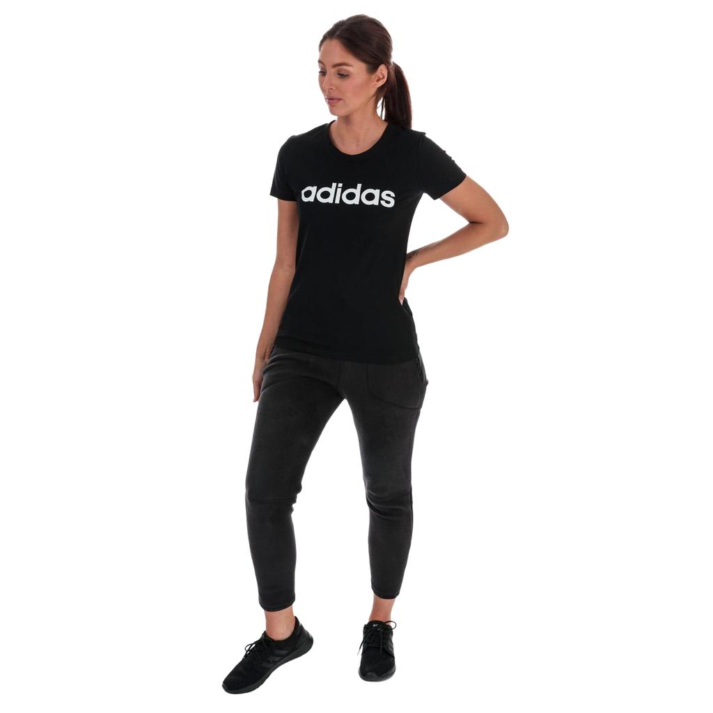 Adidas Womens/Ladies Essentials Linear Slim T-Shirt