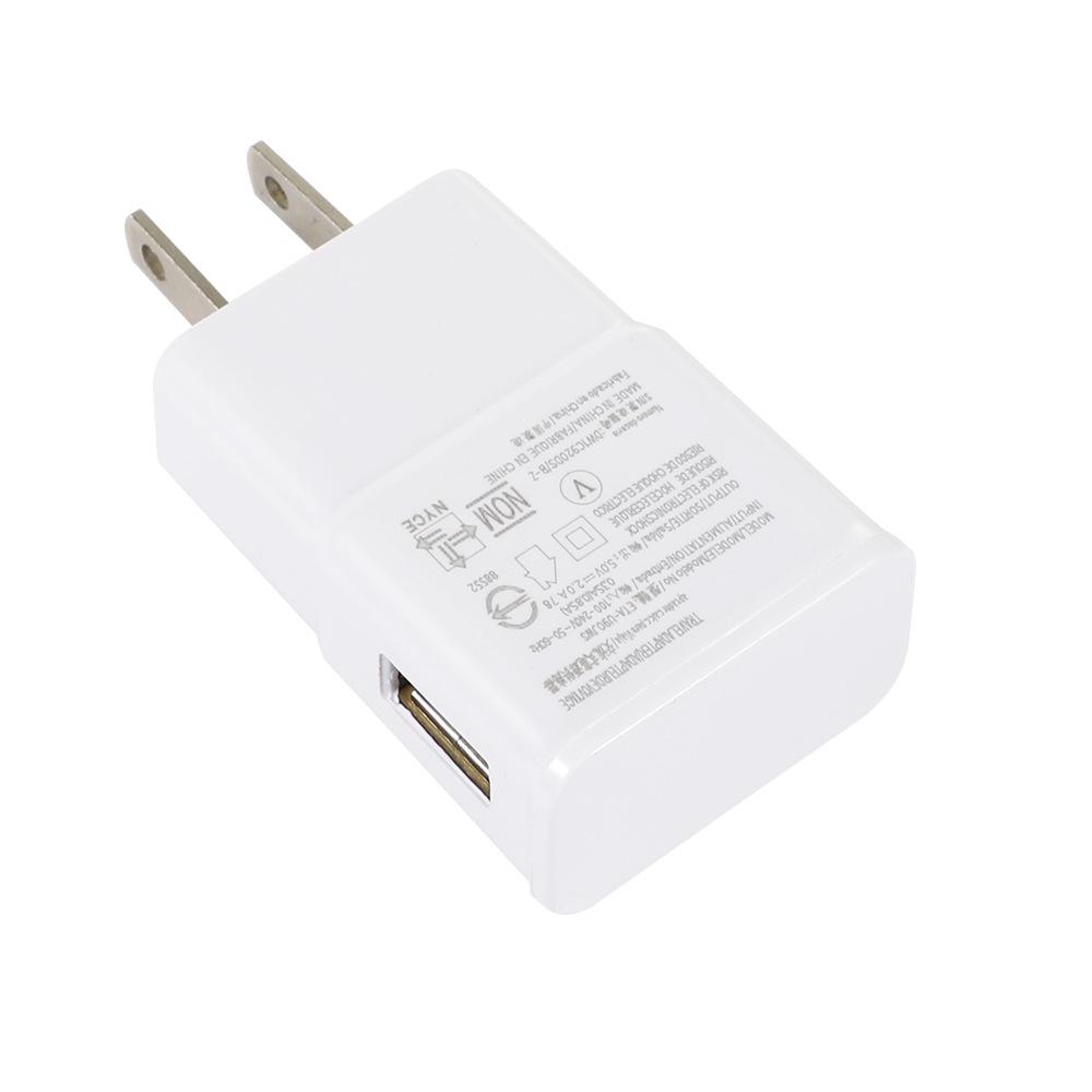 2A Single USB Charger for Android/Smart Tablets – EU/US Plug