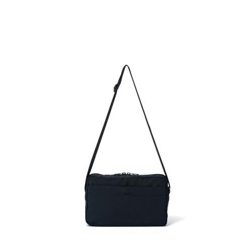 Beams Design "Always" Shoulder Bag, Unisex, Compact, Polyester, Daily Use, Ring-Shaped Pull, Functional for Organizing Small Items, BMMH4ES3, Black