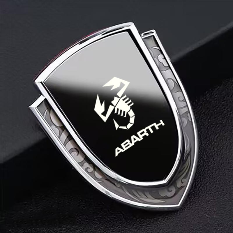 Adesivi per auto 3D accessori in metallo accessorio auto per abarth 695 595 500 competizione