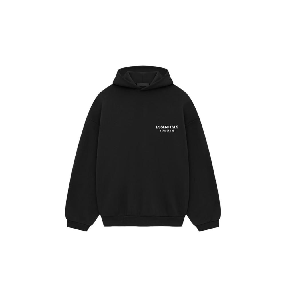 Hoodie Fear of God Essentials Fleece FW24 Black