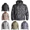 Hanye Sharkskin Softshell Camouflage Windbreaker for Men & Women - Breathable Outdoor Tactical Training Suit