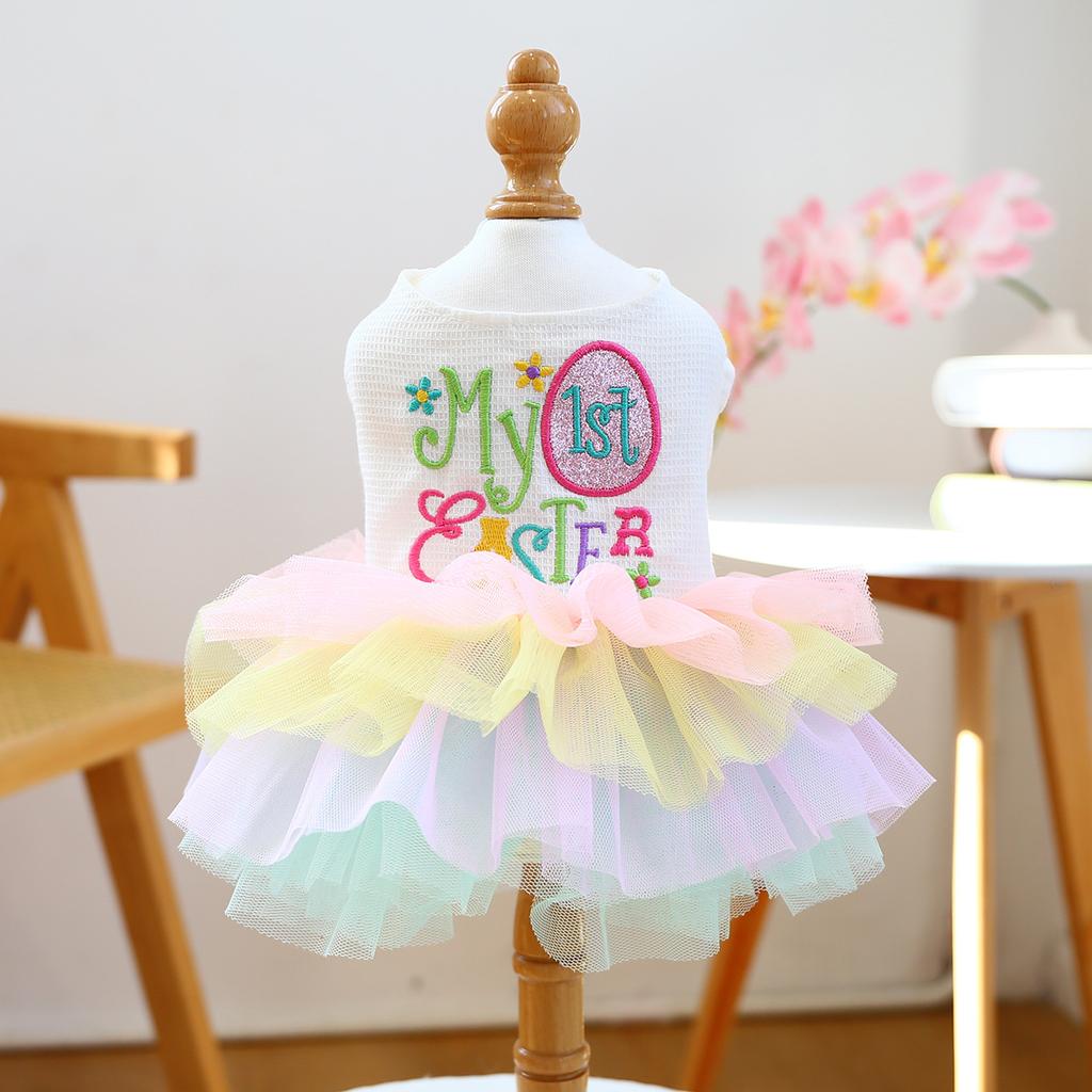 Direkt vom Hersteller/neue Produkte entdecken, Haustierkleidung Hund Katze Kleidung Kleidung Daunenjacke Blau Galaxie Hochzeitskleid