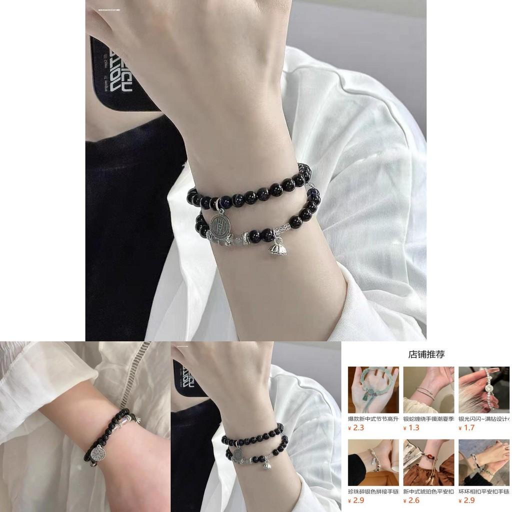Vintage Double Layer Bracelet Stylish Alloy Jewelry For Men And Women