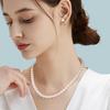 Pearl Necklace Set 8mm Pearl Necklace for Ceremonies Casual Pearl Necklace Genuine Large Real Pearl Necklace Accessories Birthday Gift Wedding