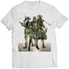 Old Solid Snake, Meryl, Raiden Heroes Of MGS4 Guns of the Patriots Premium Unisex T-shirt (Vectorized Design)