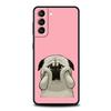 Cute Pug Dog Phone Case For Samsung Galaxy S24 S23 S22 S20 S21 FE Ultra S24 S23 S10 S10E S9 S8 Plus 5G Phone Cover Fundas Capas