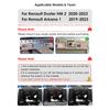 OSSURET Radio auto Qualcomm 8-Core 360 Camera Pentru Renault Duster HM 2 2020-2023 Arkana 1 2019-2023 Player multimedia Carplay inteligent Android Auto