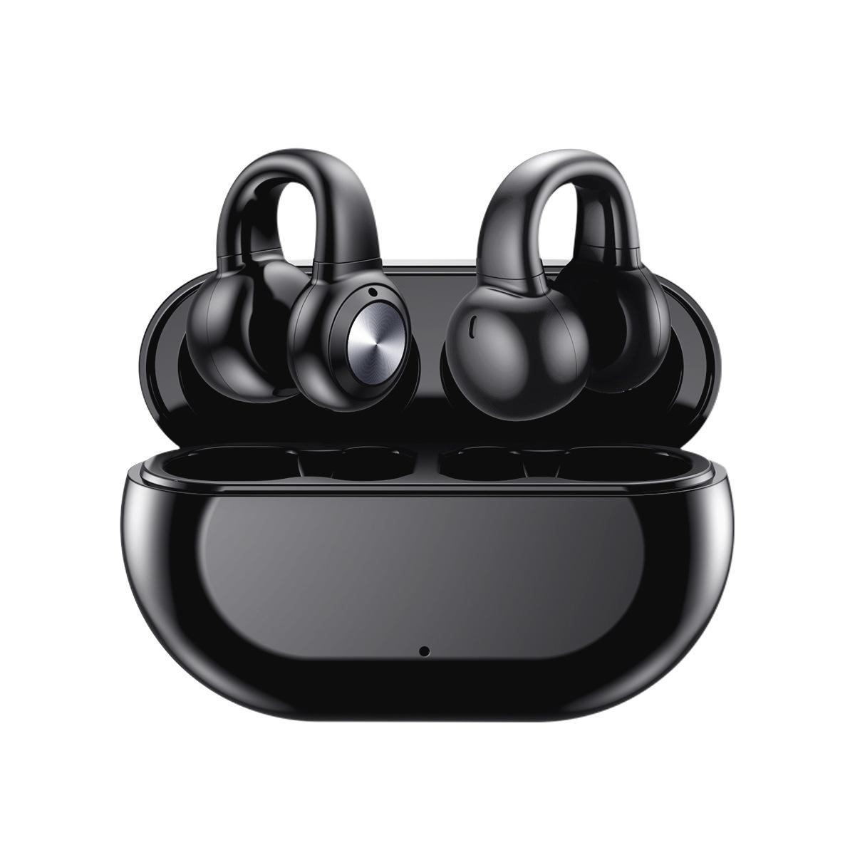 

Новые беспроводные спортивные наушники Bluetooth с костной проводимостью и ушными клипсами