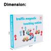 Montessori Wooden Toys Magnetic Small Train DIY Traffic Sign Recognition Vehicle Cognition Car Models Children Educational Toys