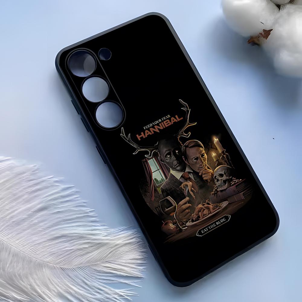 HANNIBAL Phone Case For Samsung S26 S25 Ultra S24 S23 S22 S21 S20 Plus Fe Galaxy A54 Silicone Cover