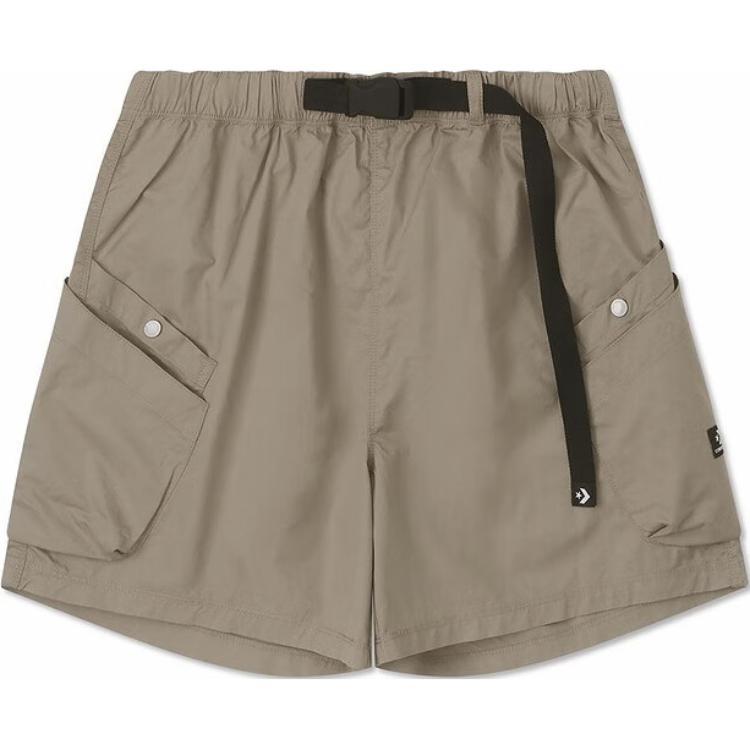 (WMNS) Converse Woven Utility Shorts Asia Sizing Olive Green Women s 10026395-A06 S