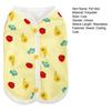 Dog T-shirts for Small Dogs Cute Fruit Print Sleeveless Pet Vest Breathable Button Down Puppy Clothes for Dogs Cats