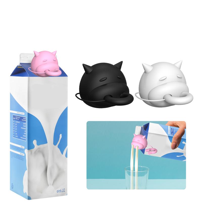 Funny Pouring Milk Bottle Cap Milk Carton Cap Milk Diverter Pour Spout Covers For Milk Bottles Pour Spout Covers For Household