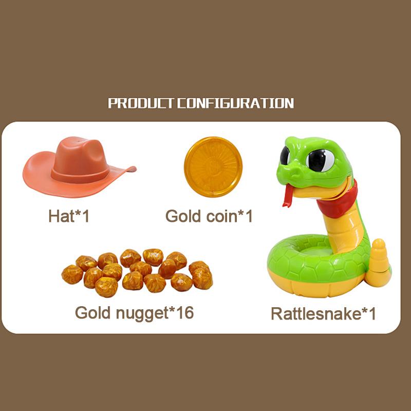 Hand-oog Coördinatie Speelgoed Rattlesnake Game Toy,Rattle Heist Snake Game,Tricky Scary Sound Snake Game Rattlesnake Game,Horror Decompression Snake Toy,Induction Trigger Fake Hungry Interactief Speelgoed - View #10