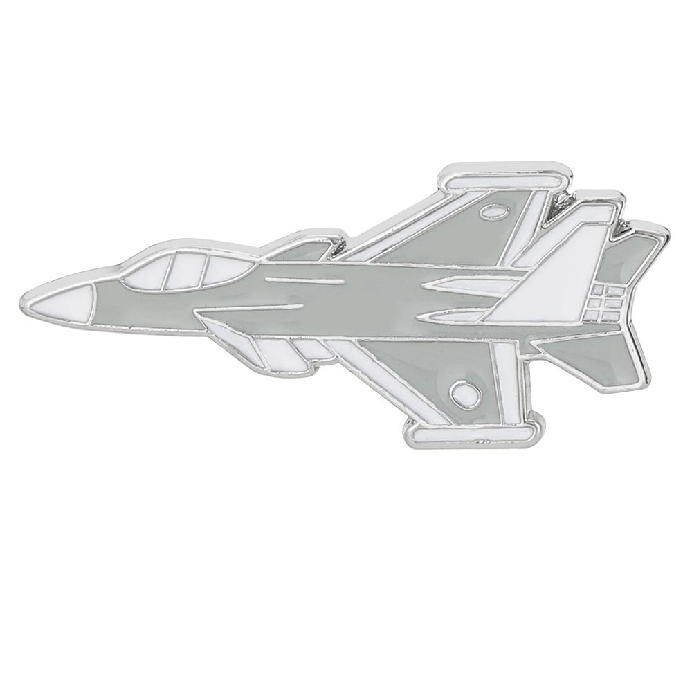 

Classic Simple Fighter Jet Enamel Brooches Plane Aircraft Airplane Shaped Pins Backpack Bag Clothes Hat Badge