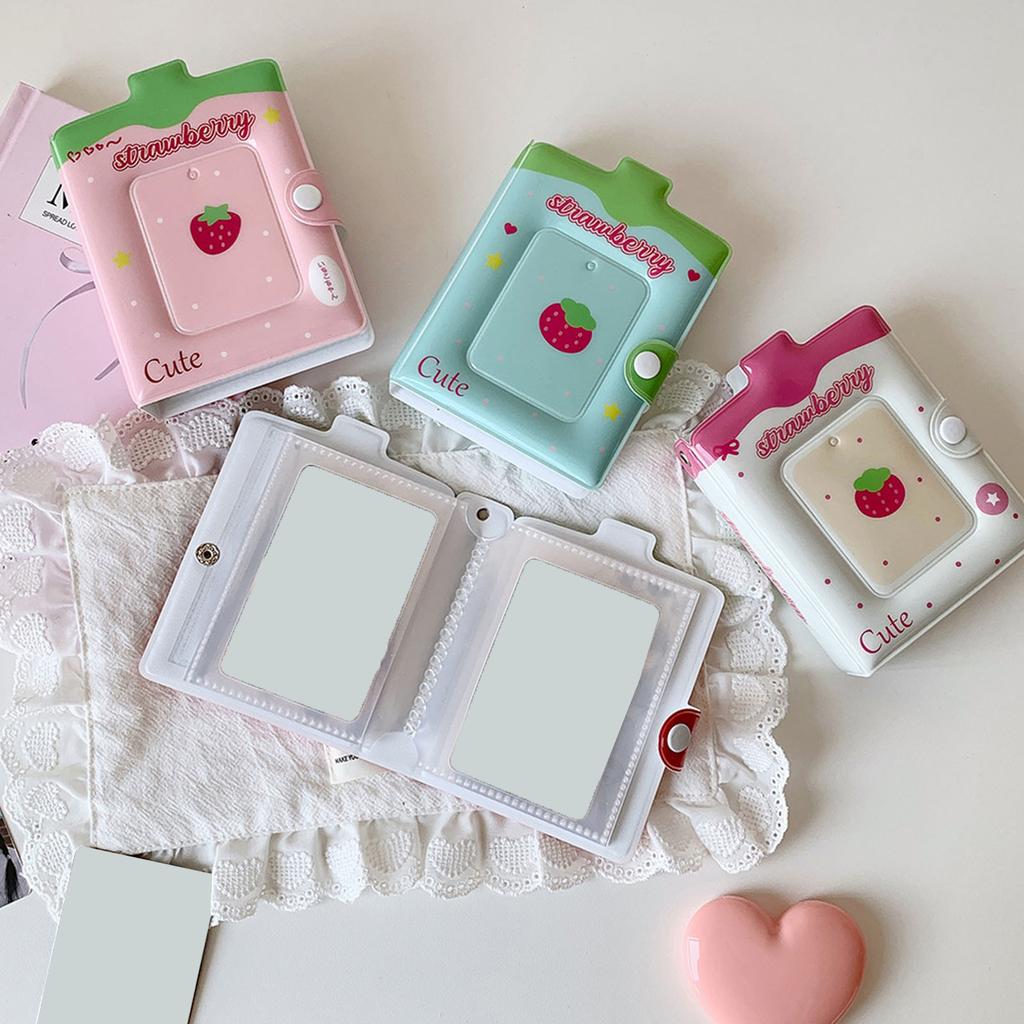 Álbum Binder para Photocard, Mini Álbum de Fotos com Furo para Pendurar Binder para Photocard, Porta-Livro Mini Cartão Fotográfico para Coleções