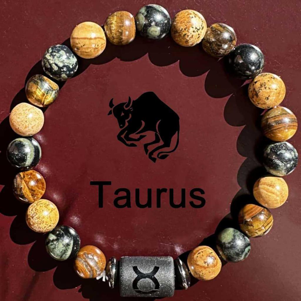 Twelve Constellations Bracelet: Men's Gemini, Virgo, Leo Design - In Stock