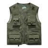 Mens Lightweight Utility Vest With Multiple Pockets Outdoor Photography Fishing Hiking