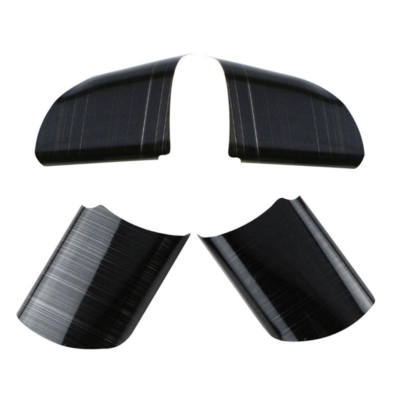 FOAL BURNING 4 teile/satz Edelstahl Auto Lenkrad Dekoration Abdeckung Trim Auto Styling Für Ford Focus 2 MK2