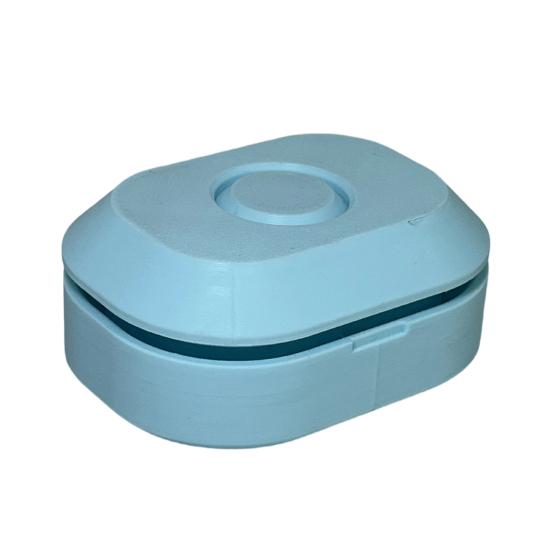 Disposable Cloth Clamp Tool 3D Printed Portable Gap Dust Cleaner for Cleaning 1pc синий