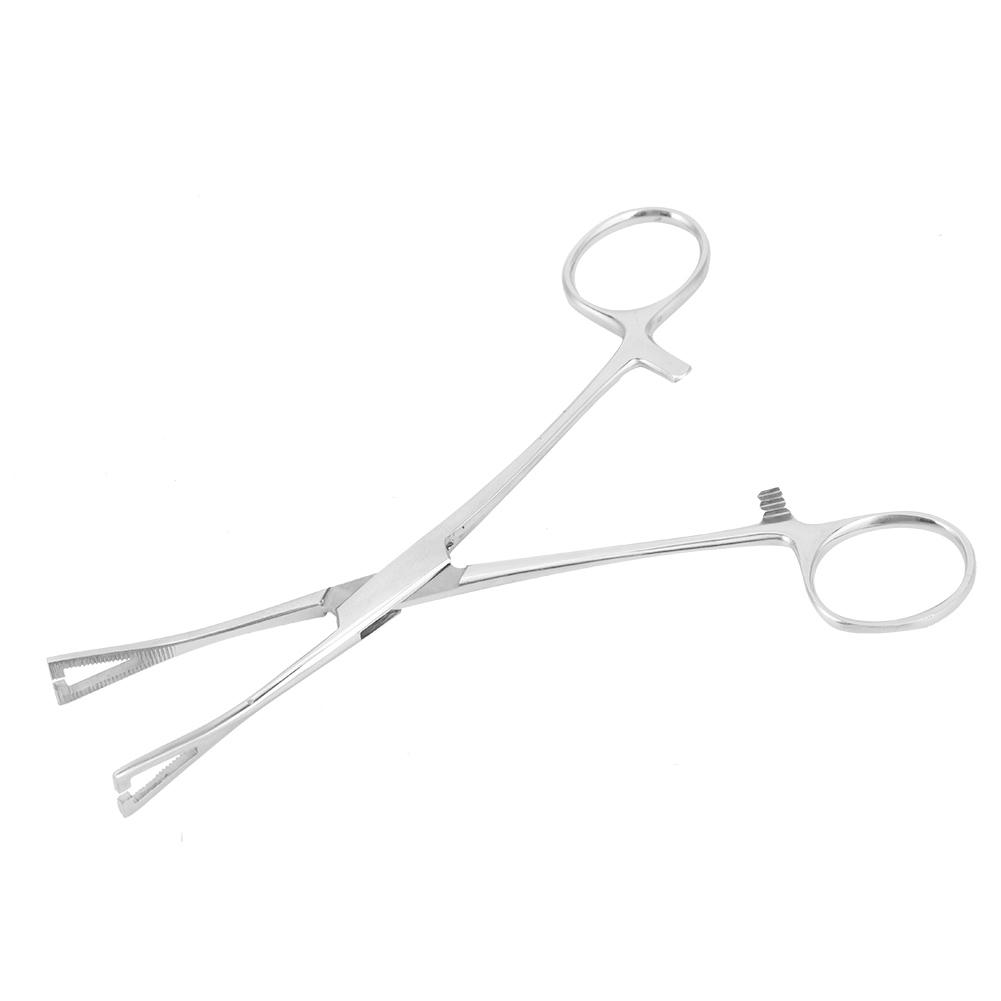 Body Piercing Pliers Tool Ear Lip Navel Nose Tongue Septum Sponge Forceps Clamp