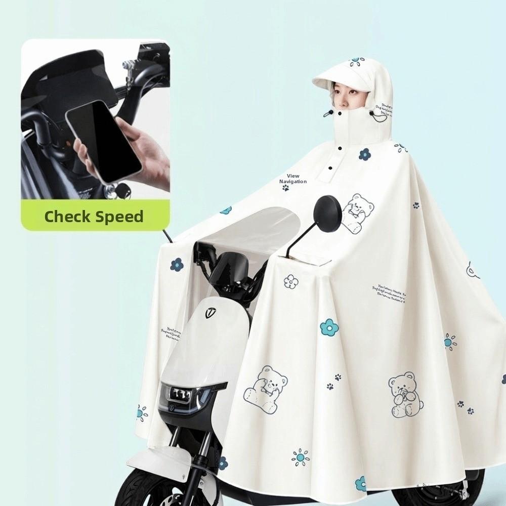 Waterproof Electric Bicycle Raincoat Full Coverage Motorcycle Raincoat Vehicle Raincoat Cycling