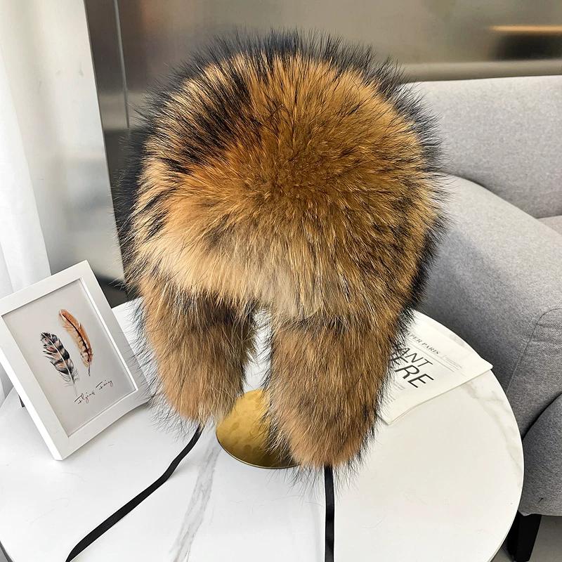 Fox fur whole leather full hair