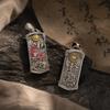 Daoist Creative Pendant Necklace [Nine-Character Mantra] - Retro Chinese Style for Men and Women