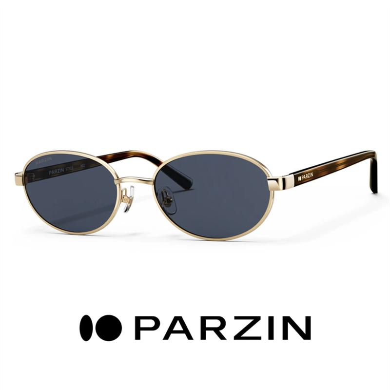 PARZIN Retro Oval Sunglasses For Women Alloy New UV Protection Sunglasses Men 8606
