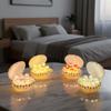 Warm Light Shell Night Light Handmade Shell Shaped Rose Night Light DIY Tulip Design Shell Table Lamp Birthday Gift