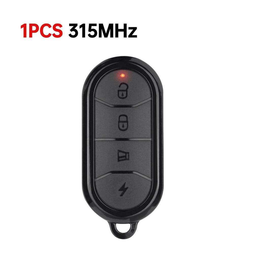 315 MHz/433 MHz Garage Door Gate Key Universal Copy Remote Controller Replacement Key Fob Home Security for Vehicle Car