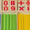 Montessori Wooden Number Sticks - Educational Math Toys for Toddlers