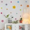 Kinderzimmer Wandaufkleber Kindergarten Dekoration Schlafzimmer Zubehör Farbige Blumen Wanddekorationen Wohnzimmer