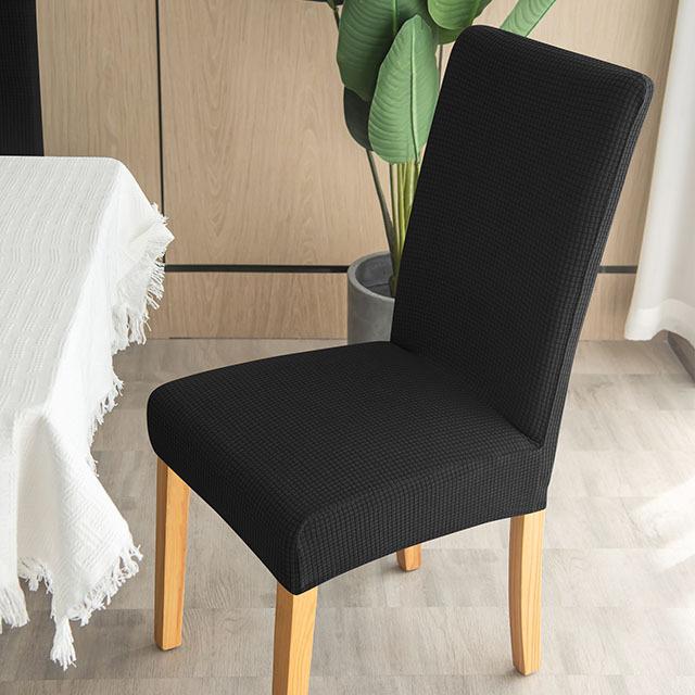 Vanntette Jacquard Stoltrekk Vevd Ensfarget Mais Elastisk Kornmønster Kjøkken Kontor Stoltrekk Støvtett For Spisestue