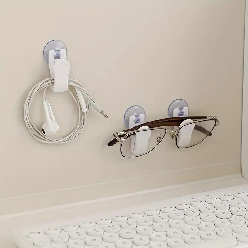 1/4PCS Multifunctional Bathroom Towel Storage Clip Kitchen Small Hook Rotating Household Suction Cup Punch-free Clip