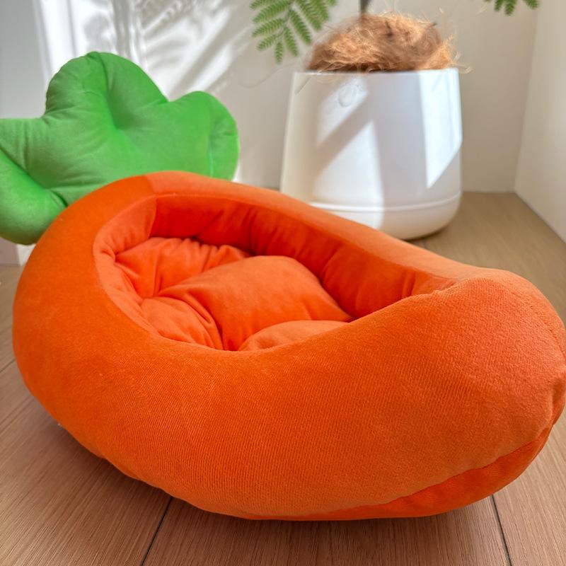 Cartoon Banana Pet Bed for Cats and Small Dogs - Teddy, Bichon, Pomeranian - Four Seasons Mat