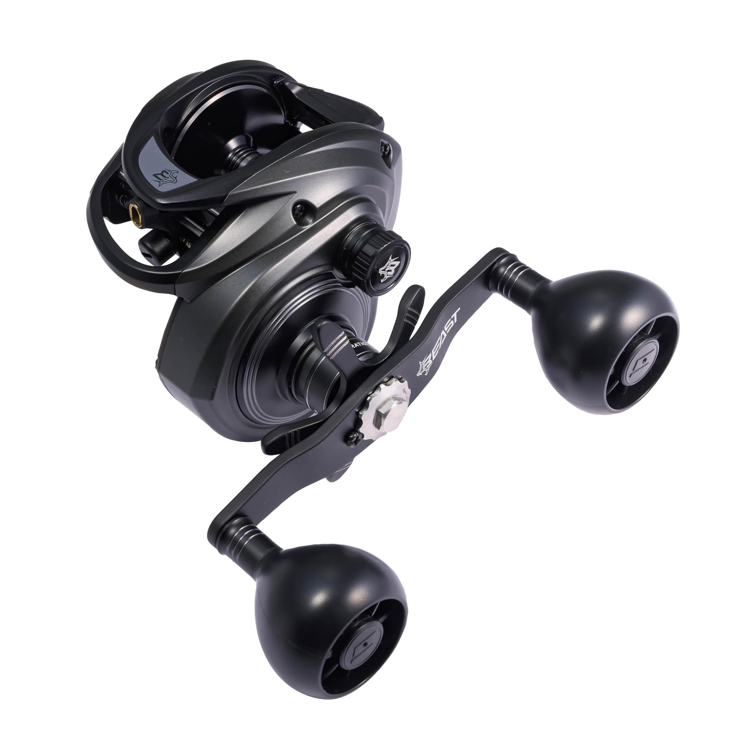 Abu Garcia Beast LP Beast 400 Baitcasting Reel Low Profile Suitable for Saltwater Big Game Fishing Left-Handed - - Bass, Fishing, чёрный