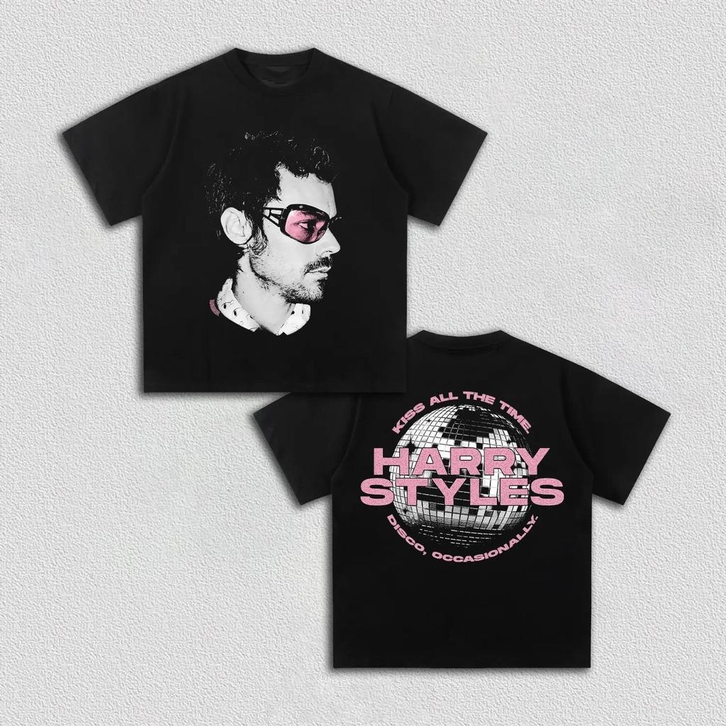 Fashion Tees Harry Styles Together, Together Tour 2026 Merch Tops Y2k Oversized Tee Casual Loose Print T Shirts Fans Gift Unisex