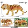 Wild Animal Model: Crocodile, Elephant, Yak, Antelope, Rhinoceros Plastic Toy Ornaments