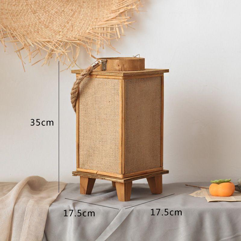 

Retro Style Decorative Lamp Chinese Vintage Lantern & Floor Candlestick, Ideal Ornament for Showflat, Hotel, Balcony & Courtyard