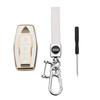 Kinotaka Outlander Smart Key Case for Mitsubishi New Outlander PHEV 2022 Gn0w Professional Design Key Holder, White