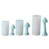 1 Stück 6/7,8/10CM Pilzform Silikonform 3D Pilz Resin Silikonform für DIY Gips Backform Gelee Fondant Dekore