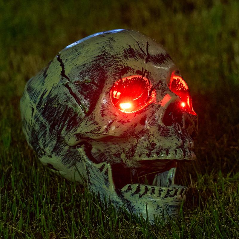 Halloween Leuchtende Skeletthand Dekorationen für Außenrasen und Hof Atmosphäre