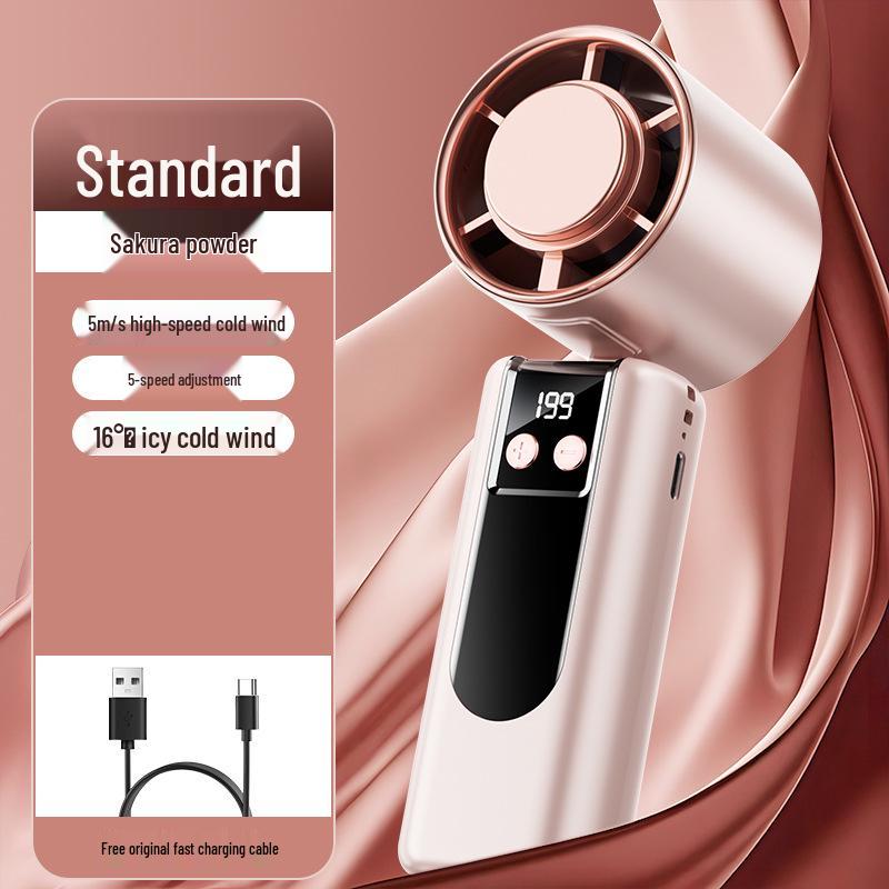 Foldable High-Speed Cooling Handheld Semiconductor Mini Fan 54*56.5*156 mm