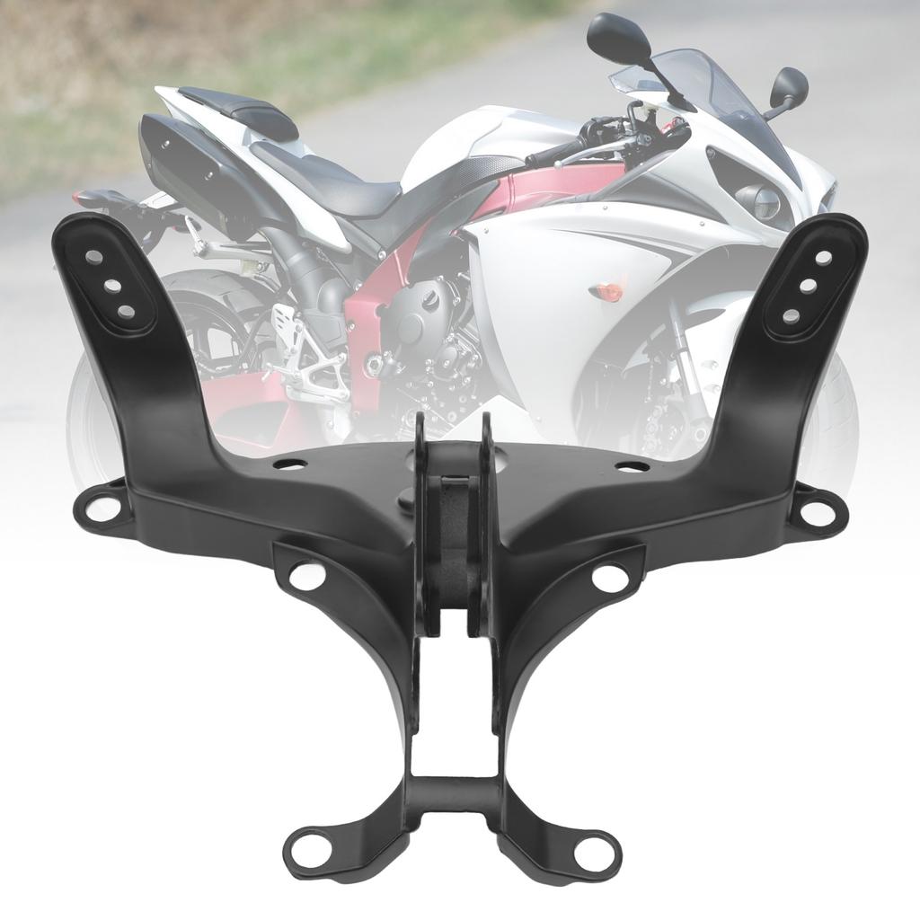 Front Upper Headlight Fairing Stay Bracket Aluminium Alloy Front Light Fixing Bracket for R1 YZFR1 2007 to 2008