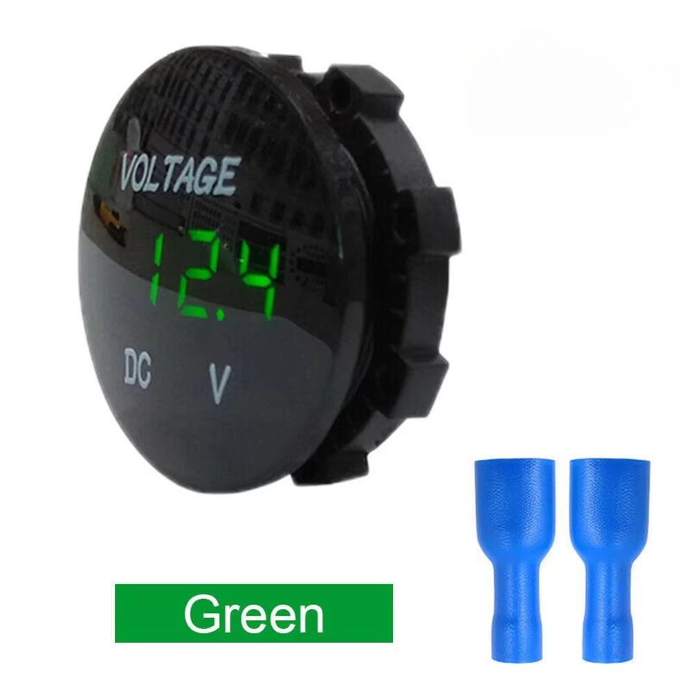 DC 12V-24V Mini Digital Voltmeter Voltage Meter Tester Led Display for Car Auto Motorcycle Boat ATV Truck Refit Accessories